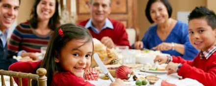 momento de la comida en los niños